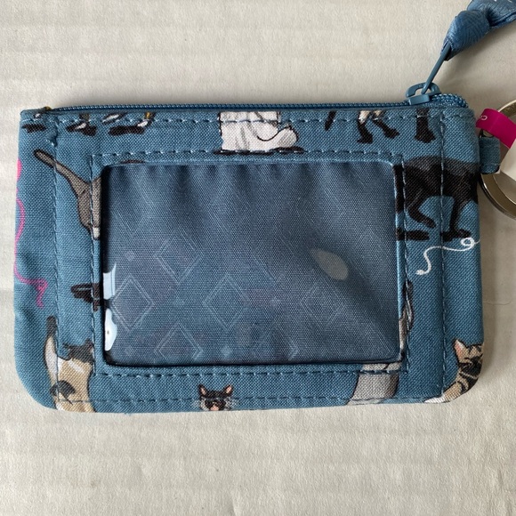 Vera Bradley Zip ID Case Cat’s Meow New - Picture 3 of 12